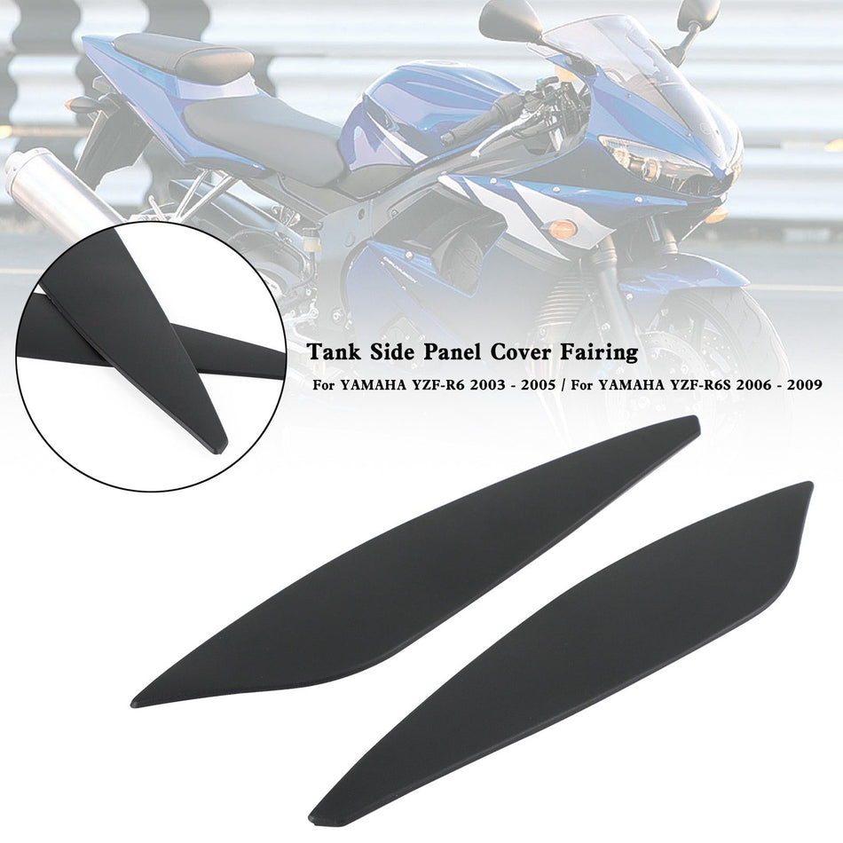 Yamaha YZF R6 03–05 R6S 06–09 Gas Tank Side Trim Cover Panel Fairing Cowl
