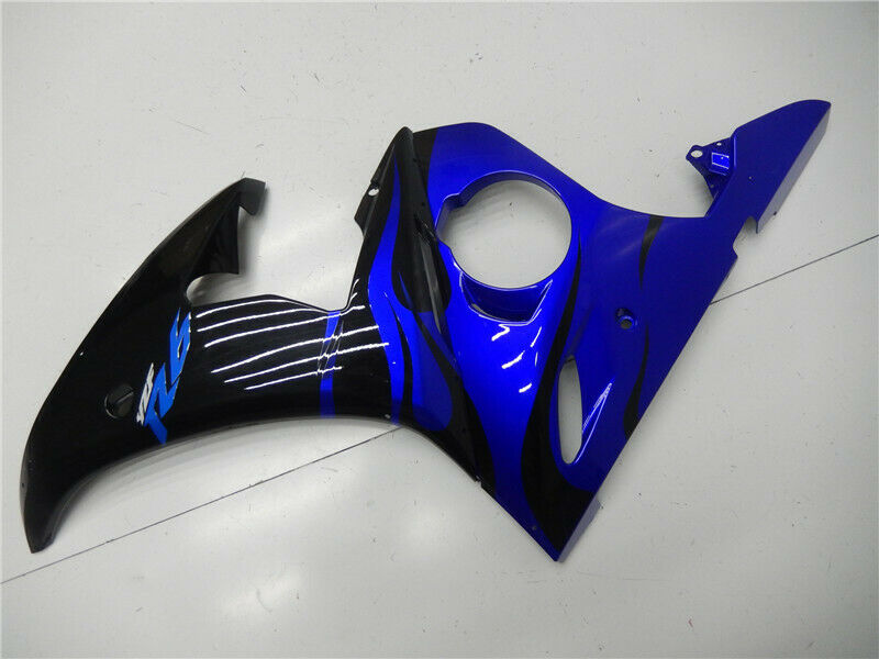 AMOTOPART -Verkleidungsinjektion Kunststoff Kit mit Bolzen für Yamaha 2005 YZF R6 Blue Black Generic