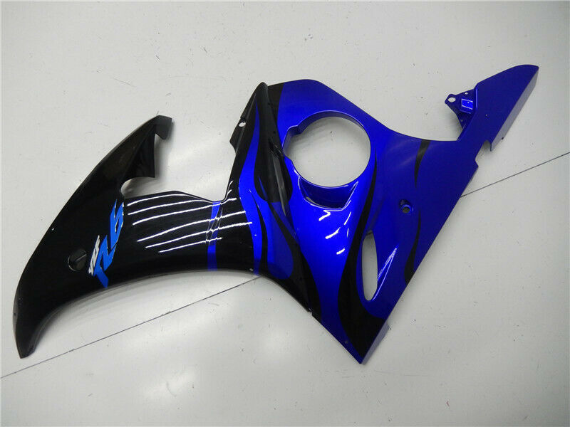 Amotopart 2005 Yamaha YZF R6 Verkleidung Blue Black Kit