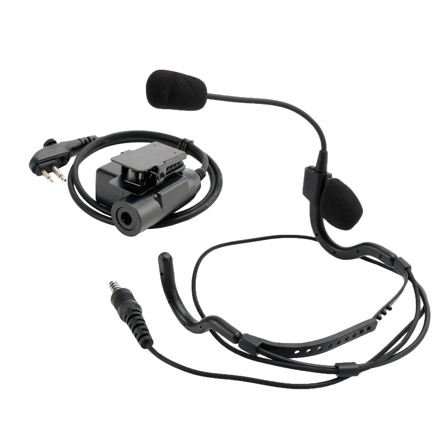 Für HYT PD415 PD500 PD505 6-Pin U94 PTT 7,1-C8 Hinten Montieren Stecker Taktische Headset