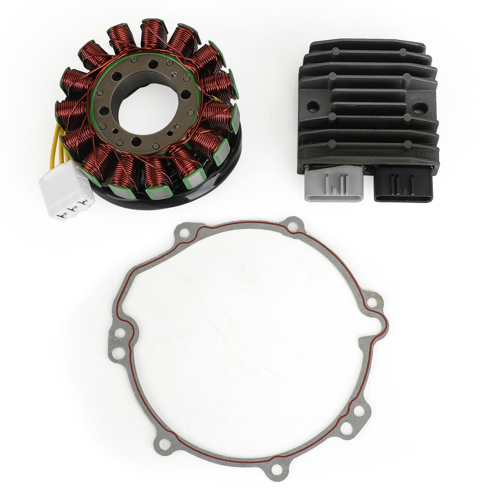 Magnéto-Stator+Redresseur de tension+Joint pour Kawasaki ZZR1400 ZX14 ZX14R 06-2021 Generic Generic
