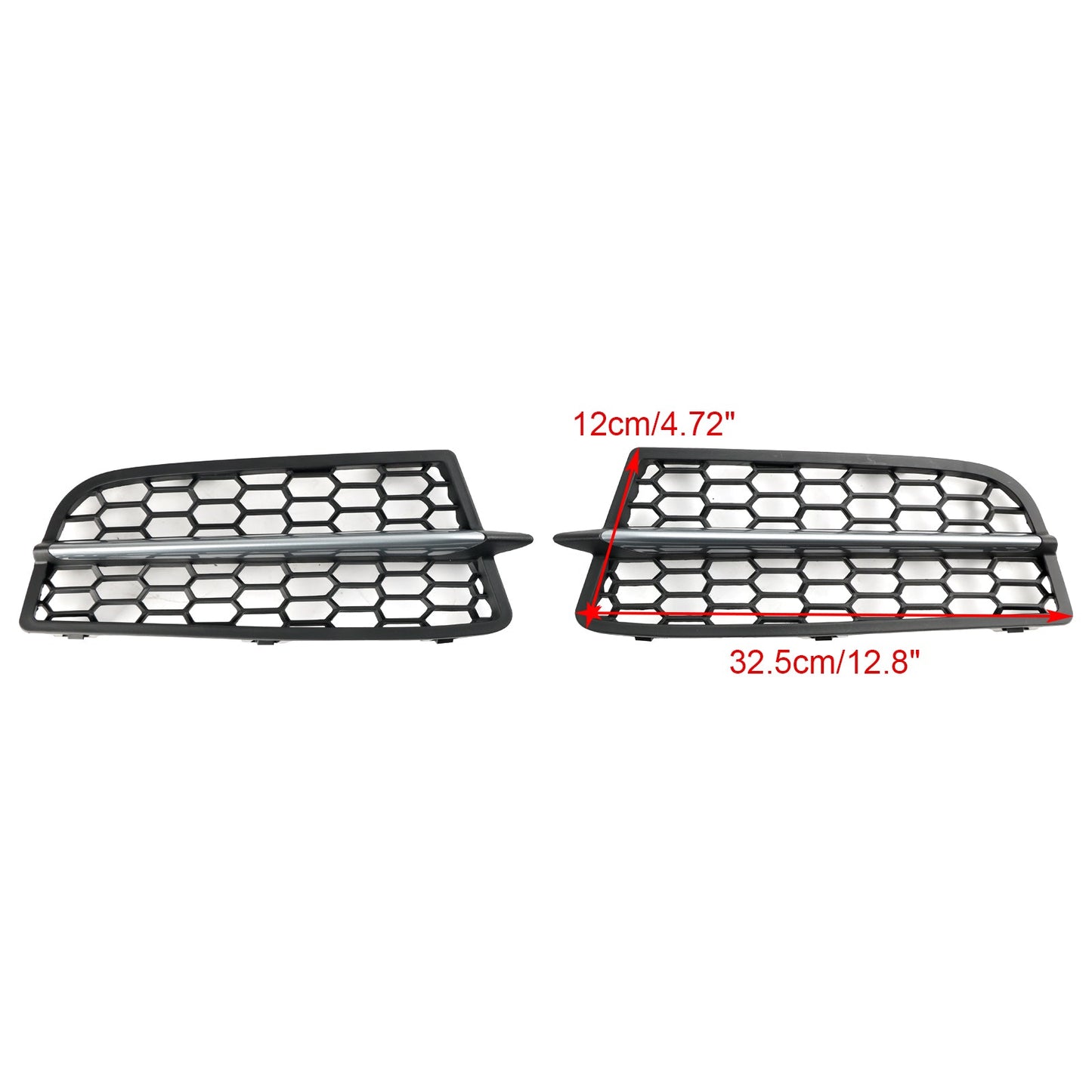 2 Stück Frontstoßstangen-Nebelscheinwerfer-Abdeckung, Lünette, Grill, passend für BMW F20 F21 2011–2015