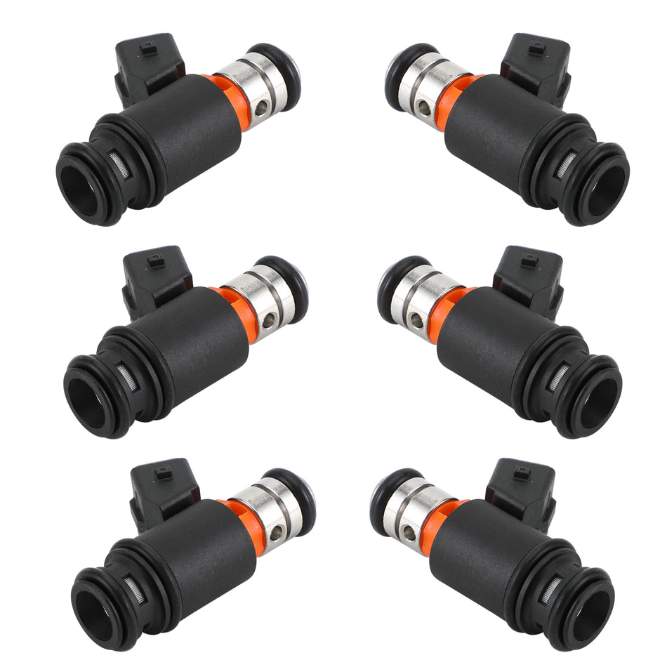 6PCS Fuel Injectors 021906031D Für VW Golf Jetta 1999-2002 EuroVAN 97 99-00 2.8L