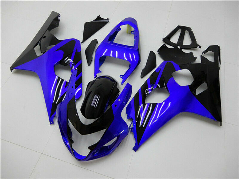 AMOTOPART FAINings Suzuki GSXR600 750 2004-2005 Verkleidung Blaues Schwarzverkleidungskit