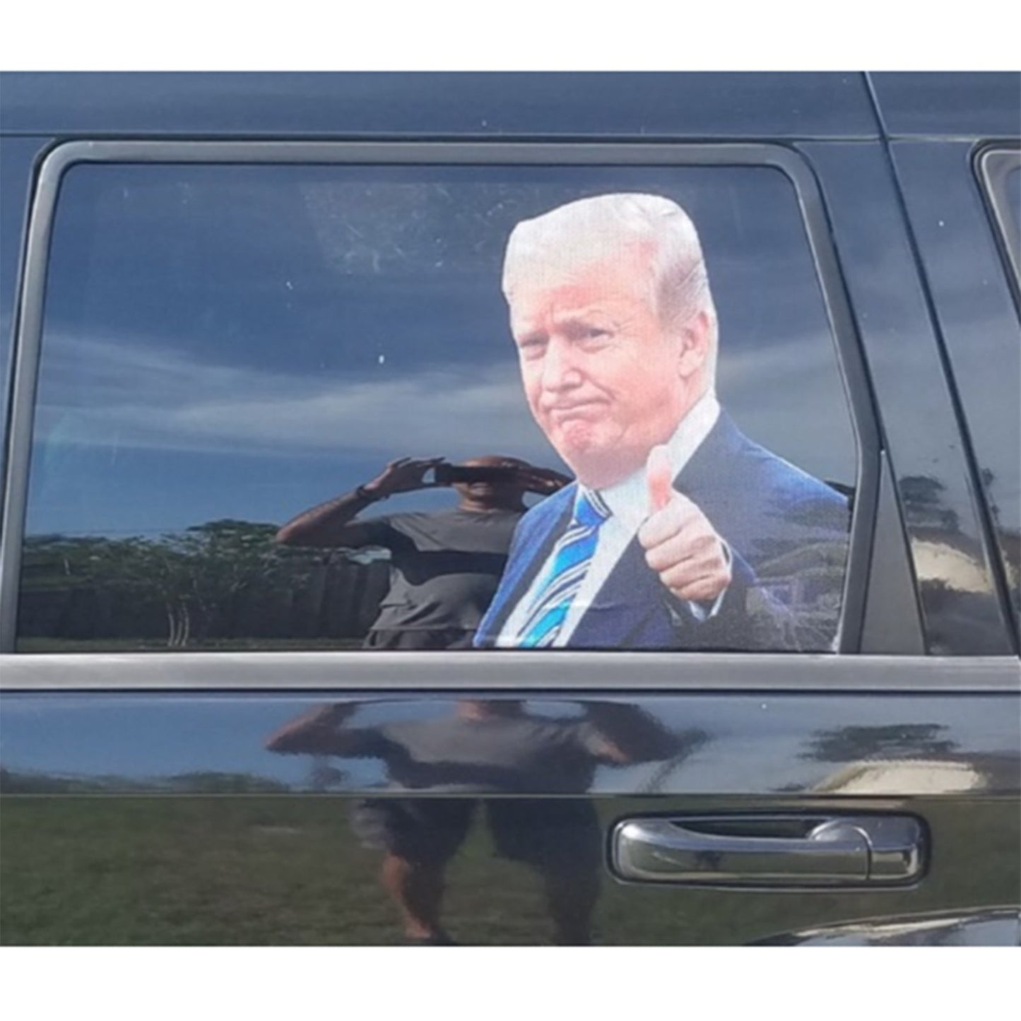 2020 Auto Person Decal Trump Presidential Election Front Left Window