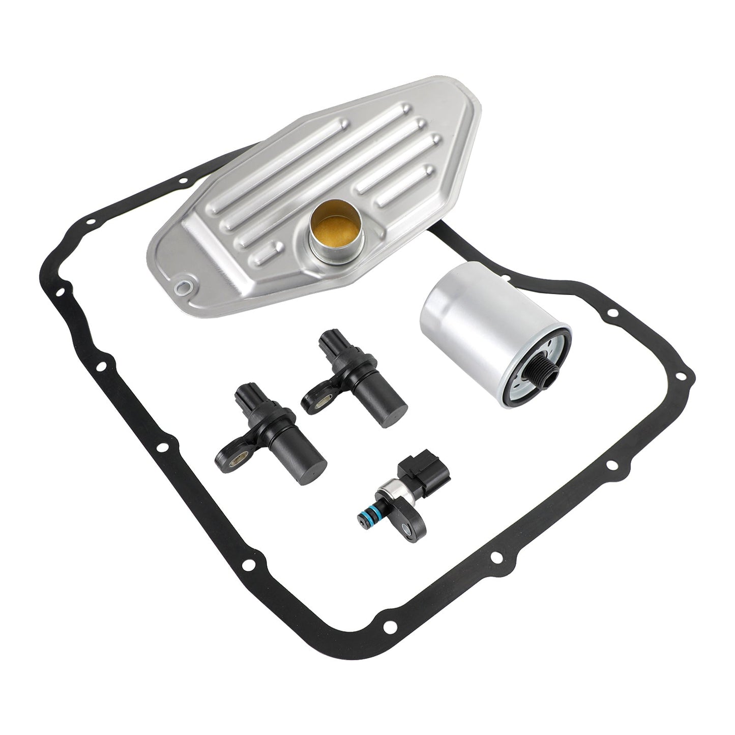 2006–2010 Jeep Commander 45RFE 545RFE 68RFE Transmission Sensoren Set mit 4WD Filter Kit Pan Dichtung