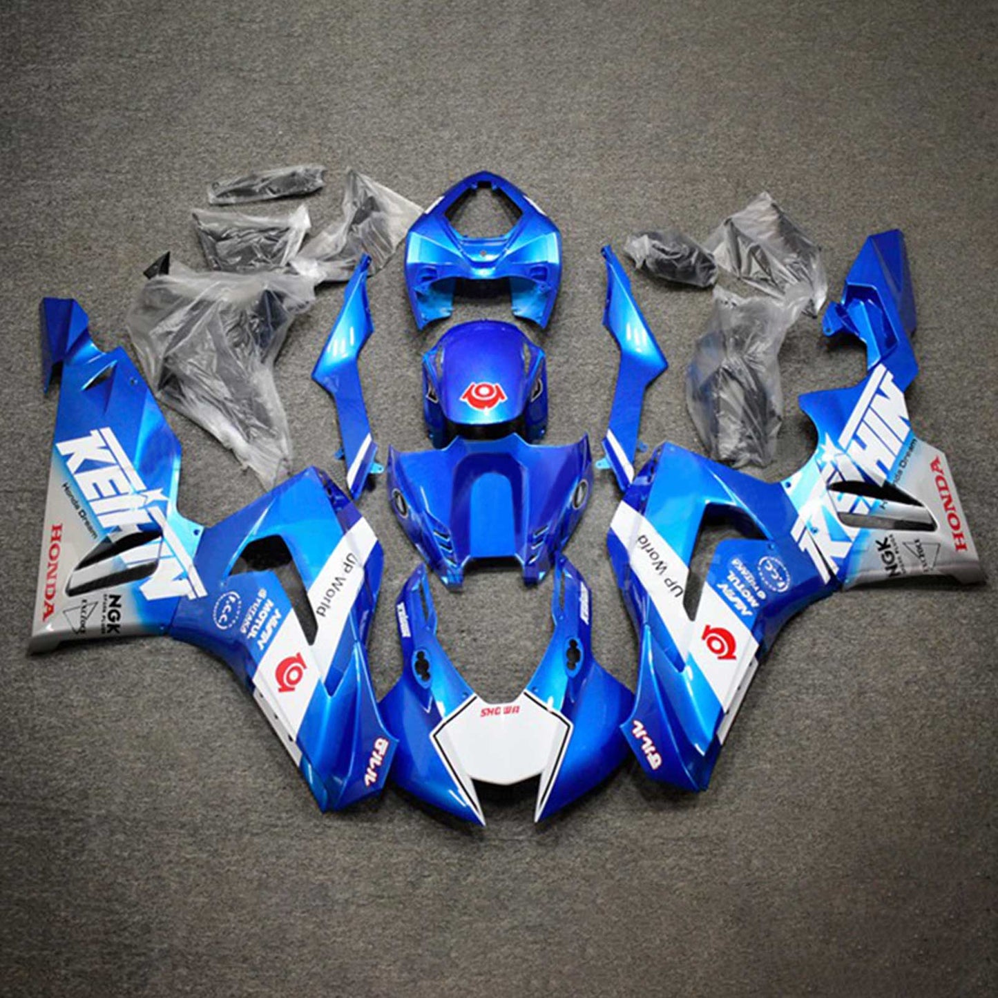 Amotopart Honda CBR1000RR-R 2020-2022 Kit de carénage Corps Plastique ABS