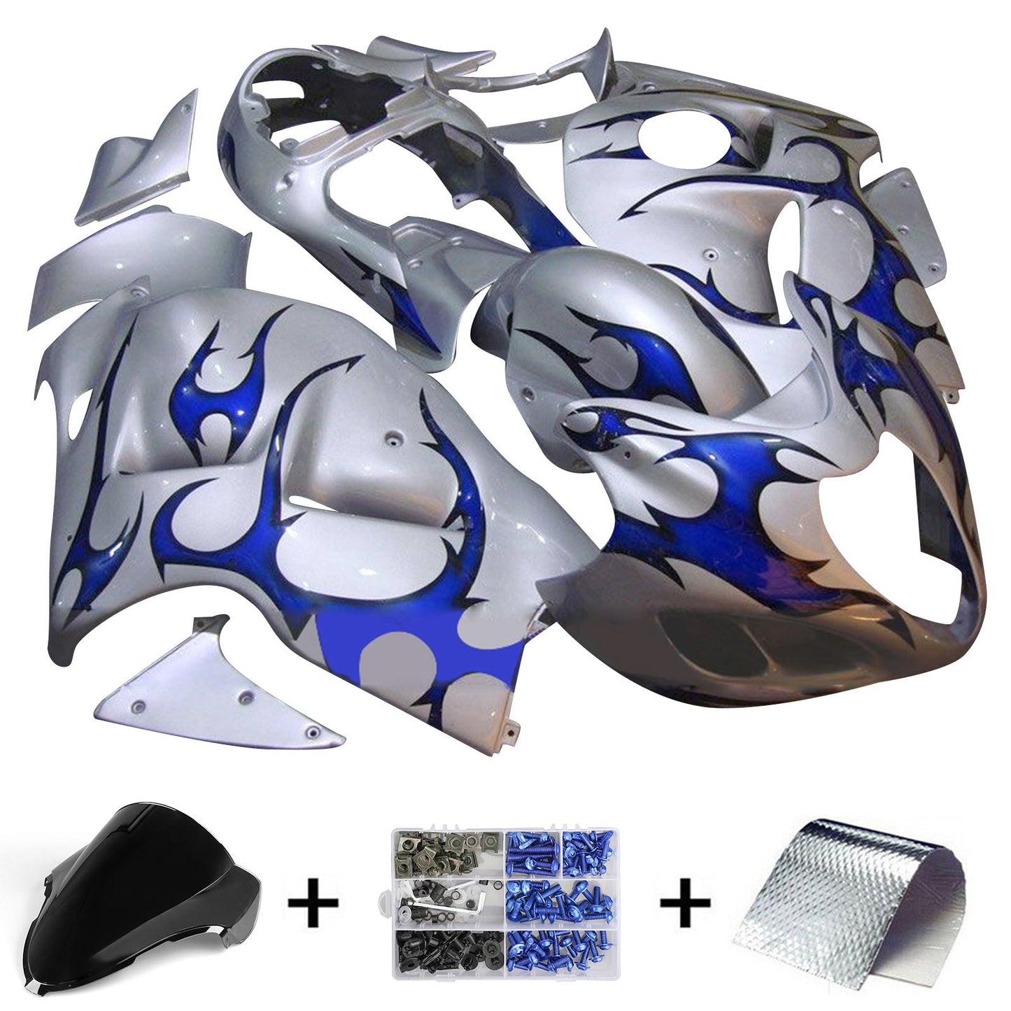 1999-2007 Suzuki Hayabusa GSX1300R Einspritzverkleidungs-Kit Karosserie Kunststoff ABS