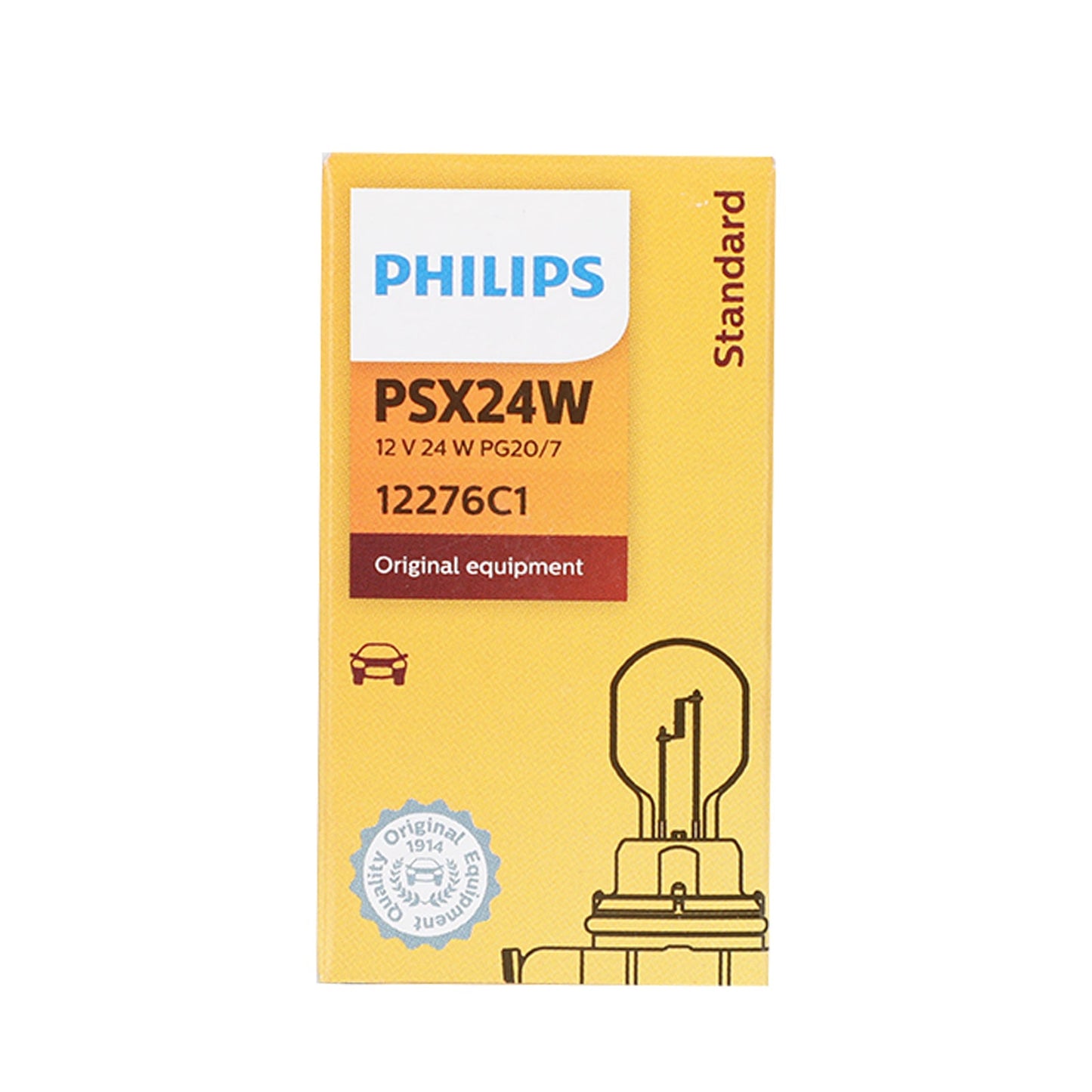 Pour Philips 12276C1 Auto Standard Ampoules Supplémentaires PSX24W 12V24W PG20/7 Générique