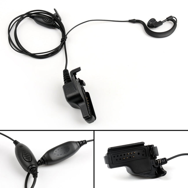 G Forme Earhook Écouteur Casque Ptt Mic pour Motorola XTS5000 MTX838 GP1200 Générique