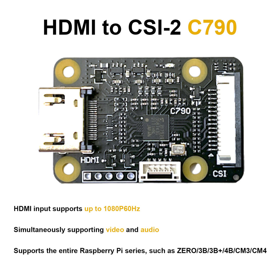 HDMI zu CSI-2 C790 Modul HDMI IN zu CSI C0779 Erweiterungskarte Pikvm