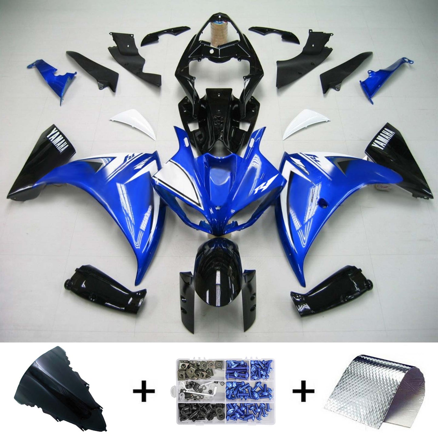 Kit vente injection corps plastique ABS fit pour Yamaha YZF 1000 R1 2009-2011