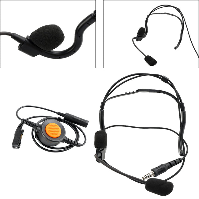 7.1-C8 Taktisches Headset mit gro?em Stecker für die Hintermontage für XPR3300/3500 XIRP6600/P6620