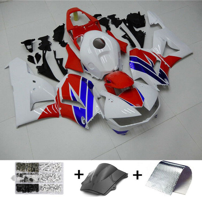 AMOTOPART 2013-2021 CBR600RR Honda carénage blanc kit bleu