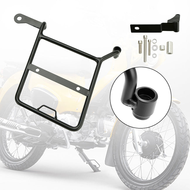 Honda CROSS CUB SUPER CUB Seitensatteltaschen-Montagehalterung, schwarz