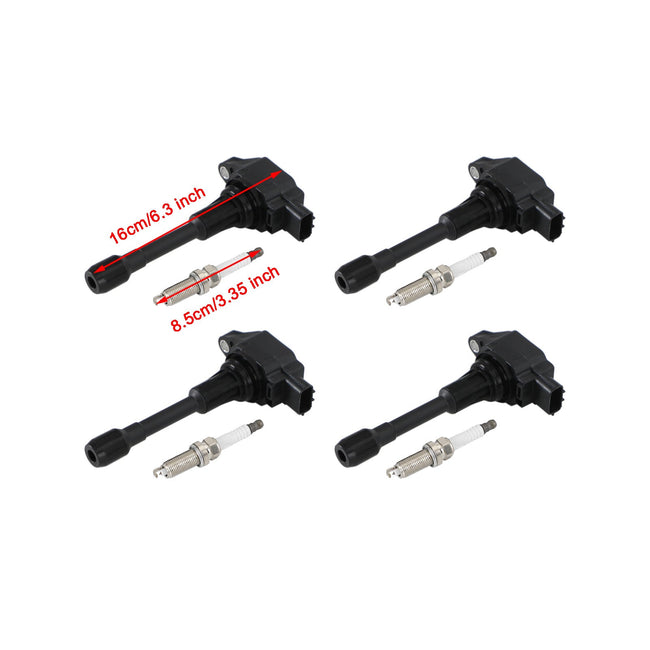 Nissan Sentra 2013-2019 l4 1.8L (2009-2012 l4 2.0L) Lot de bobines d'allumage UF549 4 pièces