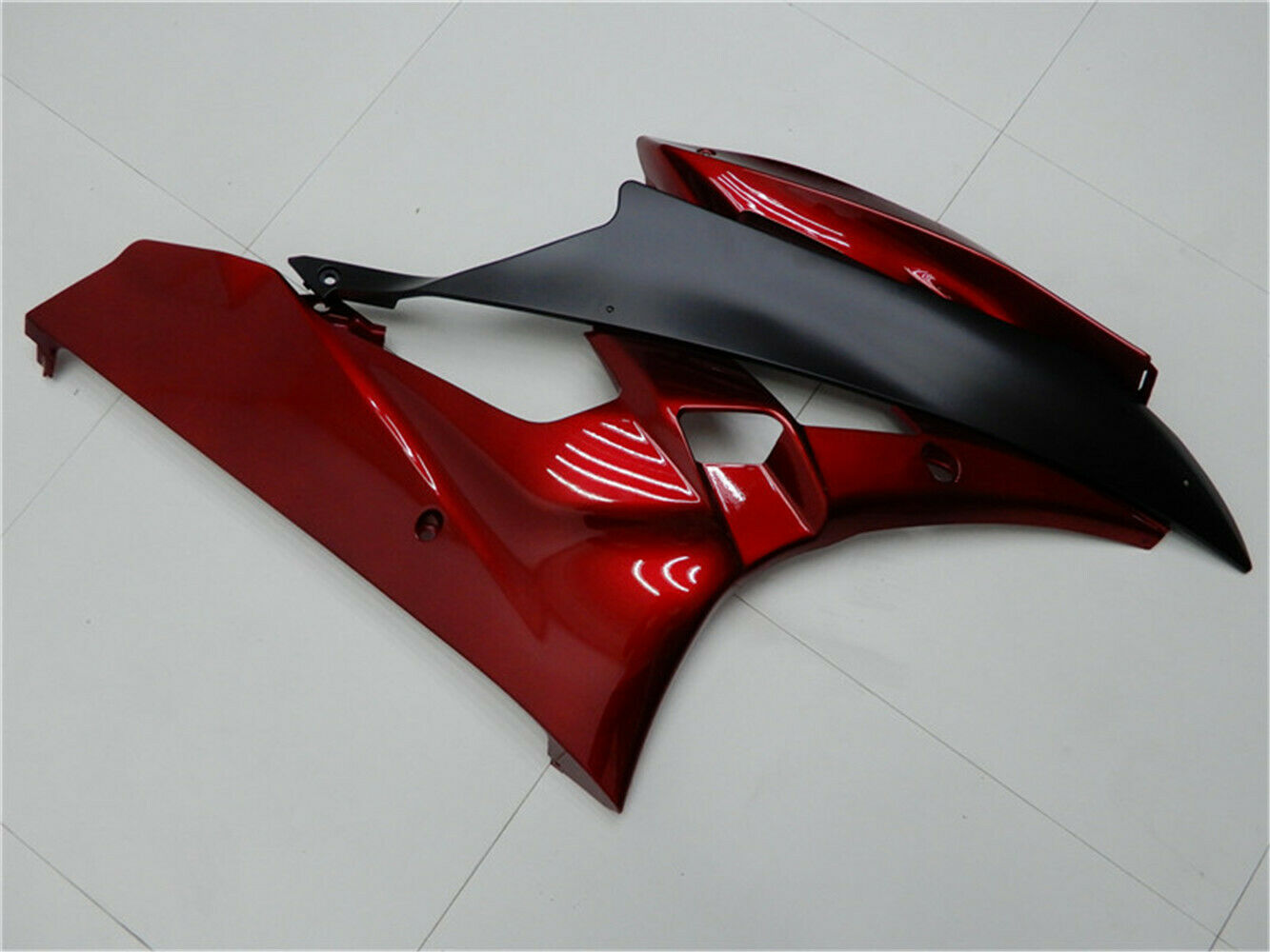 Amotopart nouveau carénage de Kits de plastique d'injection rouge noir pour Yamaha 2006 2007 YZF R6 générique