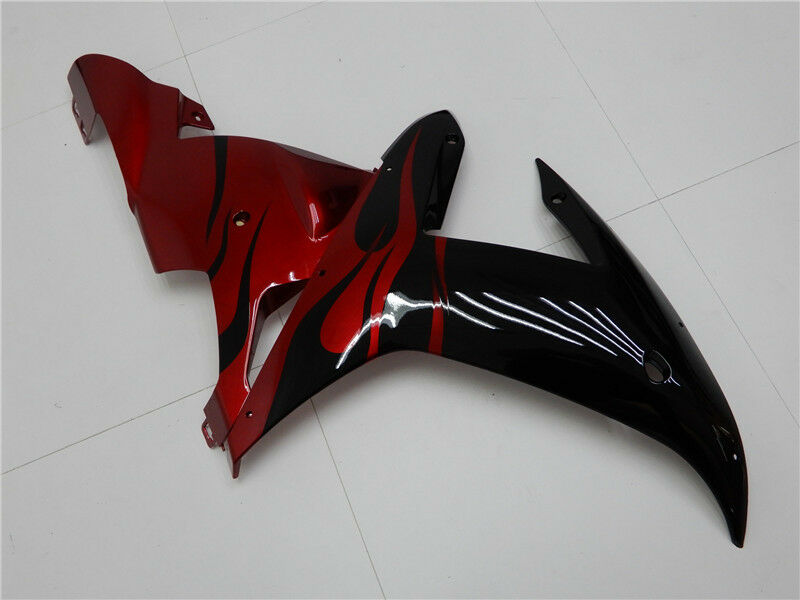 Amotopart 2002 2003 Yamaha YZF R1 Verkleidung Black Red Kit