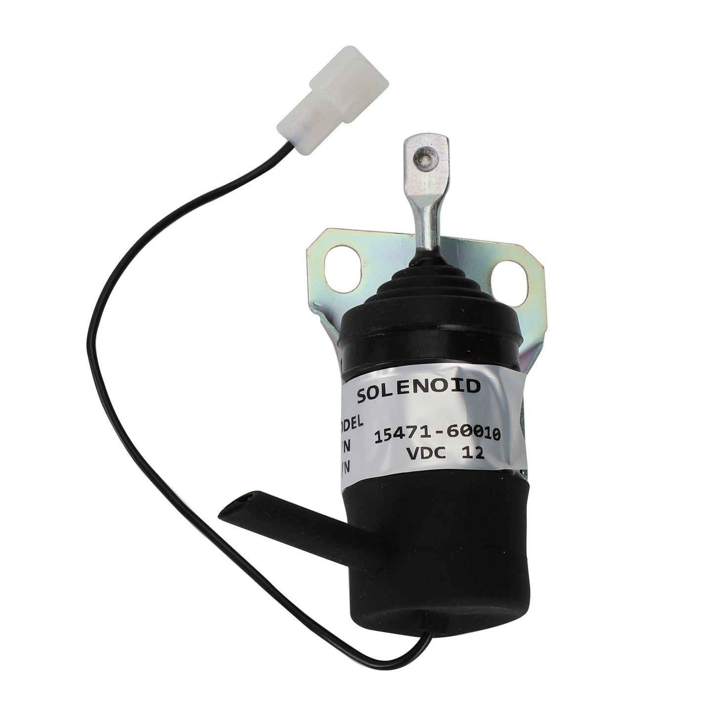 Convient pour Kubota 052600-1001 052600-1000 15471-60010 solénoïde de coupure de carburant 12 V.