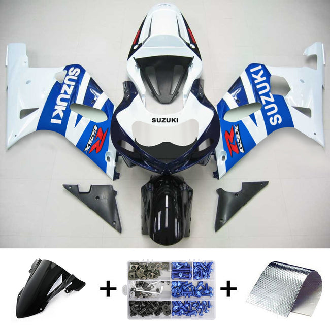 Amotopart Suzuki GSXR750 2001-2003 Verkleidungskit Karosserie Plastik