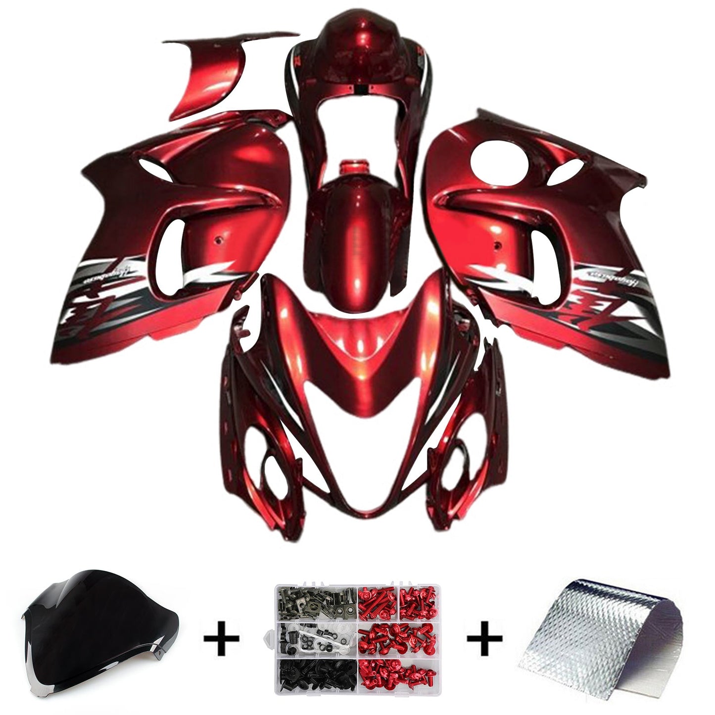 2008–2020 Suzuki Hayabusa GSX1300R Einspritzverkleidungs-Set, Karosserie, Kunststoff, ABS