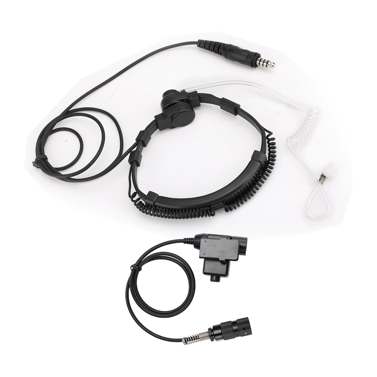 7,1 mm Big Plug Tactical Throat Mic Headset für AN/PRC-152 AN/PRC-148 U329 Radio