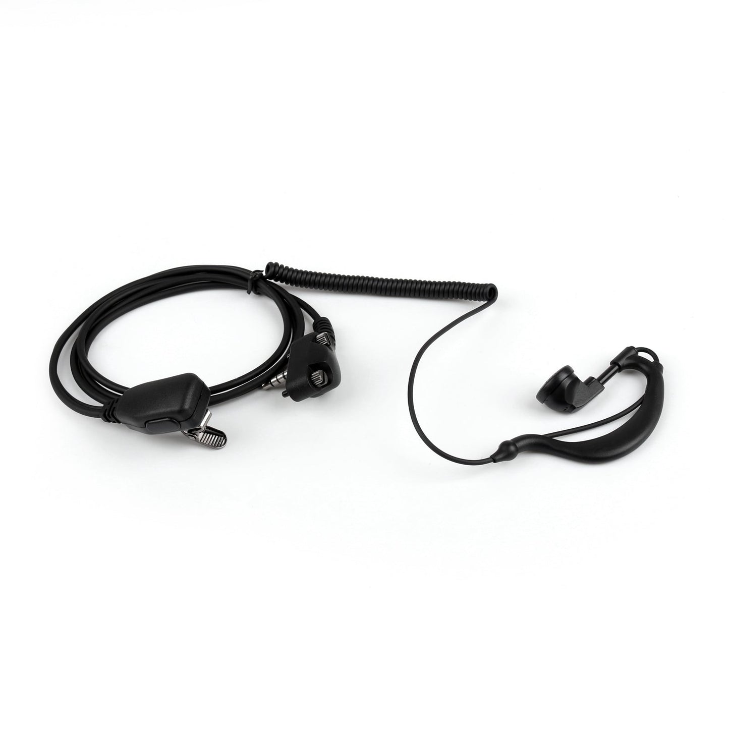 1 Stück 3,5 mm G-Förmige Kurve Hörmuschel Headset Ptt für Vertex VX231 VX261 VX264 VX351