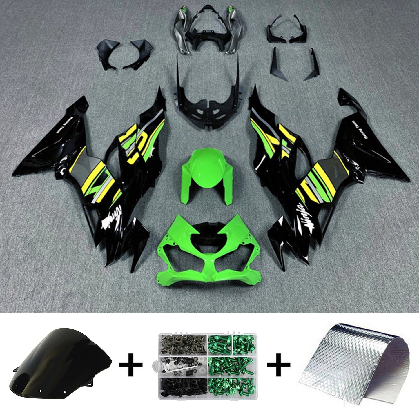 Kit de carénage Amotopart Kawasaki ZX6R 2019-2022