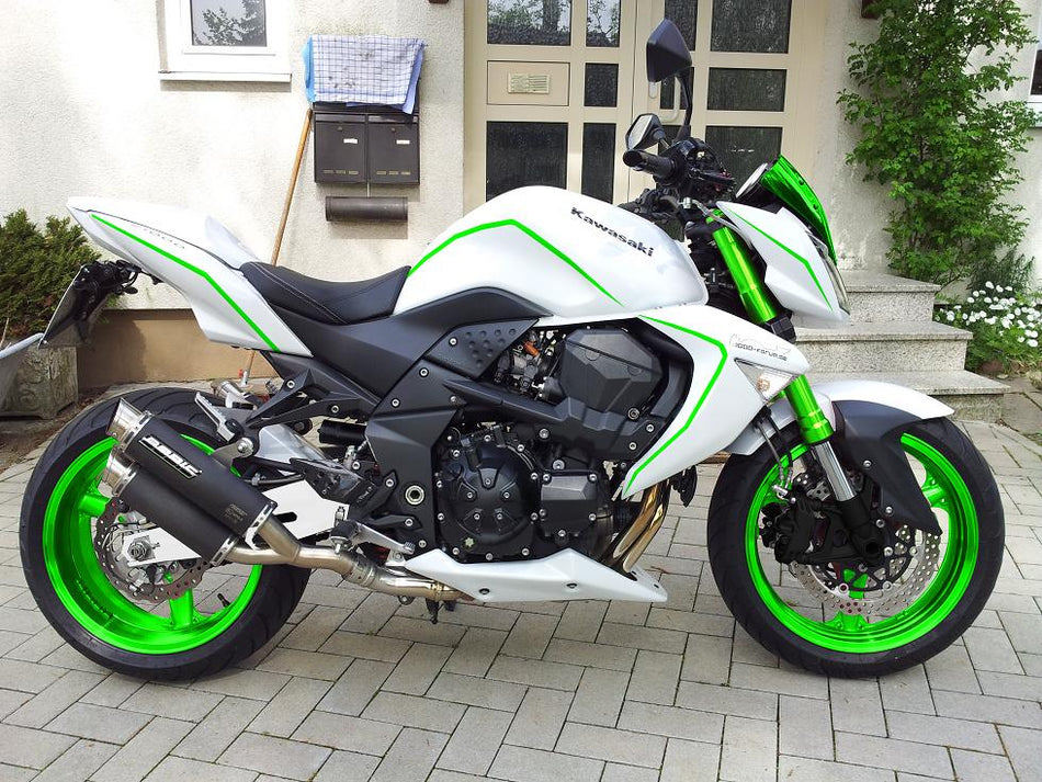 Amotopart Kawasaki Z1000 2003-2006 Verkleidungskit Karosserie Plastik