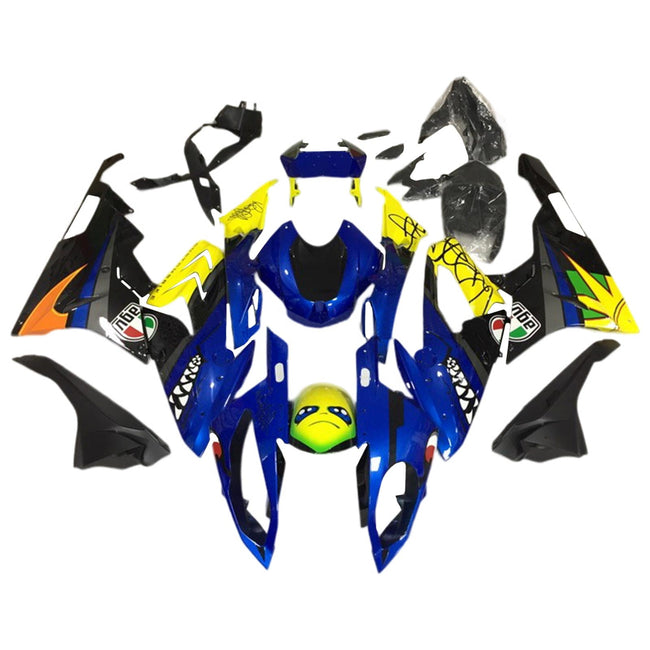 Amotopart BMW S1000RR 2015–2016 Verkleidungsset, Karosserie, Kunststoff, ABS