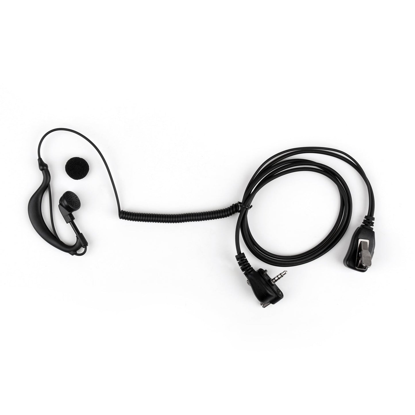 1 Stück 3,5 mm G-Förmige Kurve Hörmuschel Headset Ptt für Vertex VX231 VX261 VX264 VX351