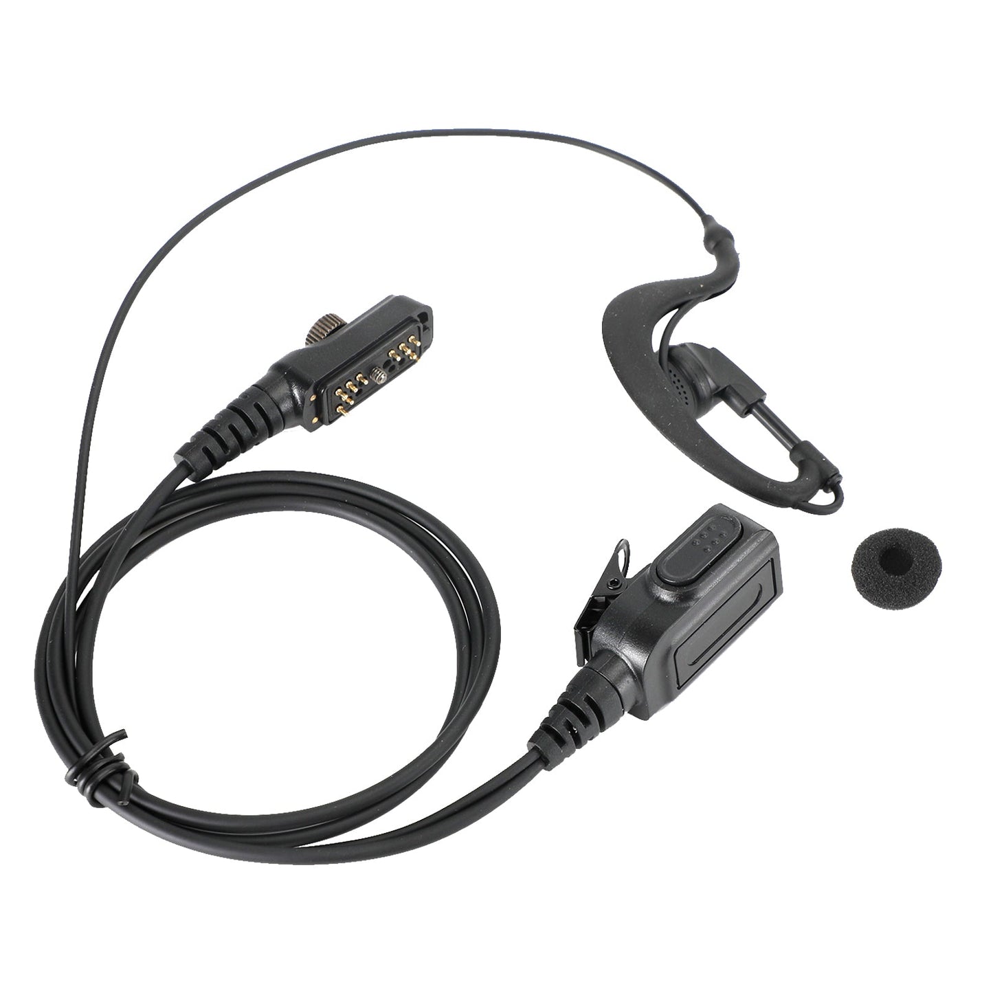 Headset Oval PTT in einem Walkie-Talkie für HYT PD752 PD782 PD785 PD785G PT580H