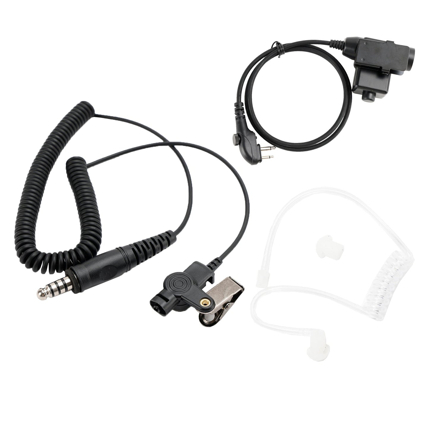 Für Hytera PD415 PD500 PD565 6Pin U94 PTT 7.1-A3 Single Transparent Tube Headset