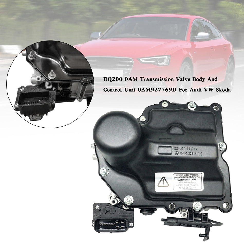 2008–2011 Volkswagen Jetta Wagon Passat 7 FWD DQ200 0AM Getriebeventilk?rper und Steuerger?t 0AM927769D