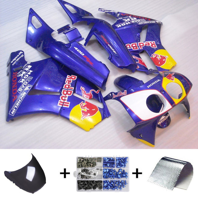 Amotopart Honda VFR400R NC30 1988-1992 Kit de carénage Corps Plastique