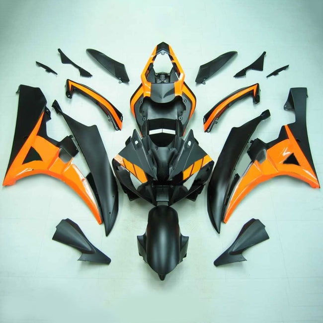 Amotopart Yamaha 2006-2007 YZF 600 R6 Schwarzorange Abzugskit