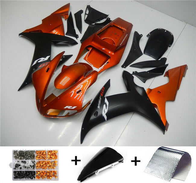 Amotopart 2002-2003 Yamaha YZF R1 Verkleidung Orangenverkleidungskit