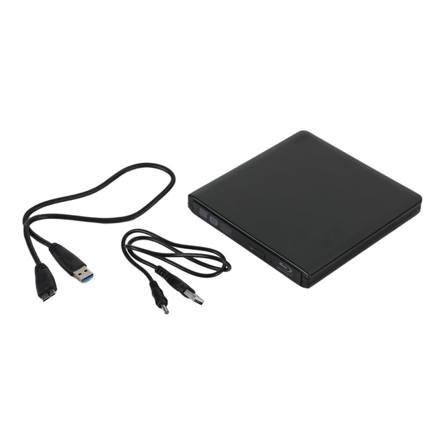 Tragbarer externer Blu Ray Drive BD Combo Player Typ-C für Win10 Mac OS Black