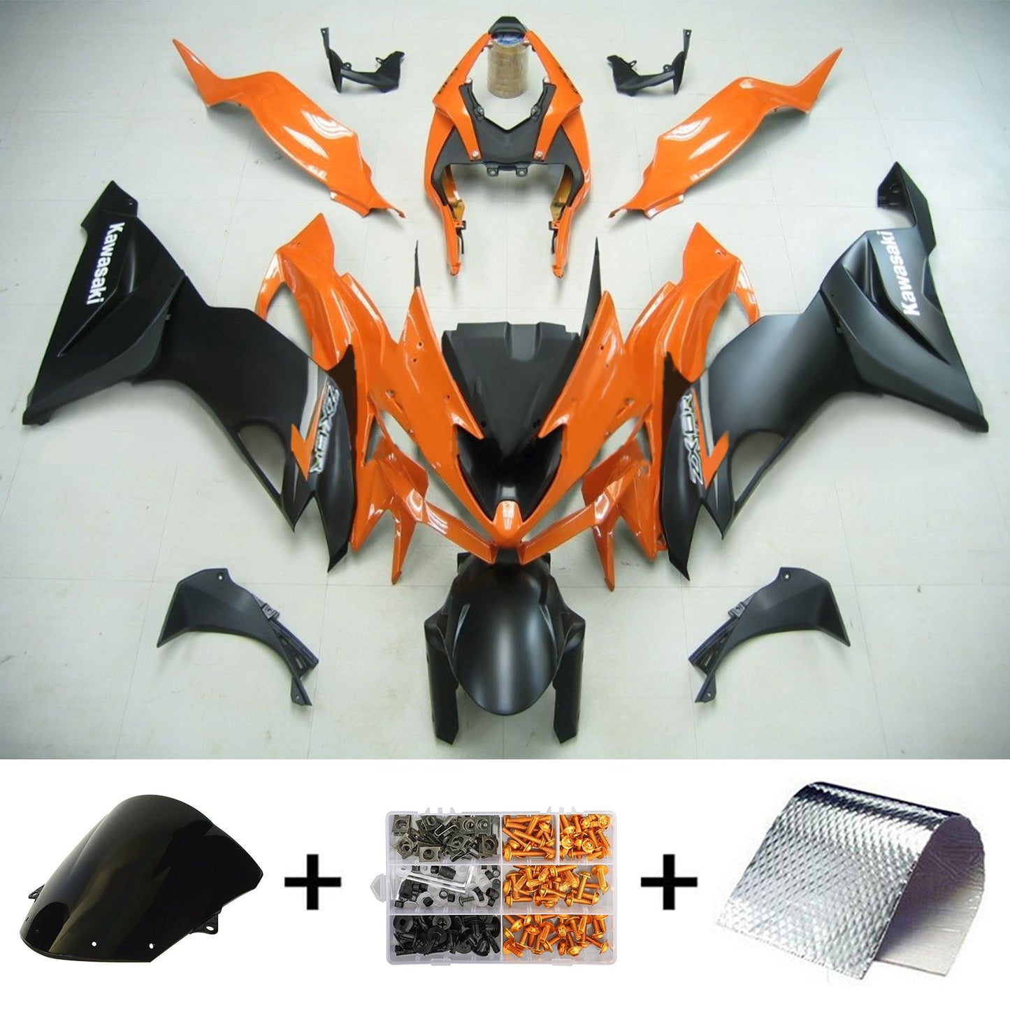 Kit de carénage Amotopart Kawasaki ZX6R 2019-2022