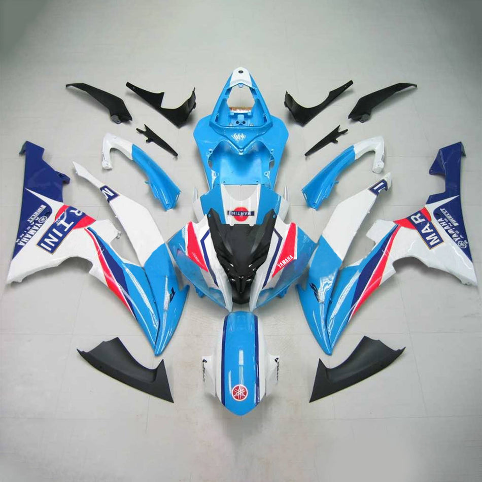 Amotopart Yamaha 2008-2016 YZF 600 R6 Kit Déclencheur Bleu Blanc