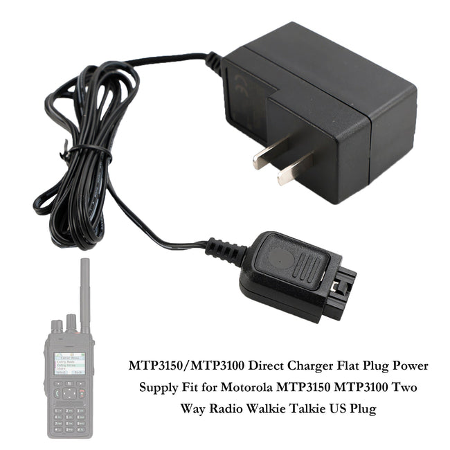 Batterie Schnelles Schnellladeger?t für MTP3150 MTP3100 Radio Walkie Talkie US-Stecker