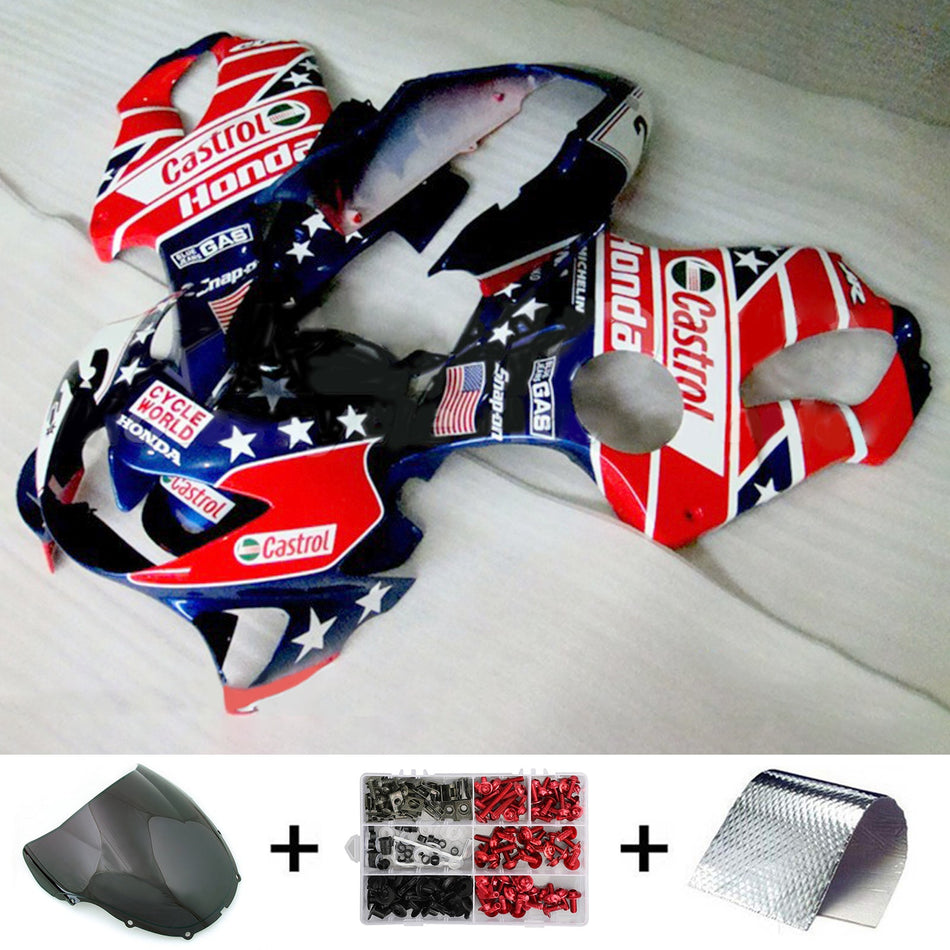 Amotopart Honda CBR600 F4 1999–2000 Verkleidungsset, Karosserie, Kunststoff, ABS