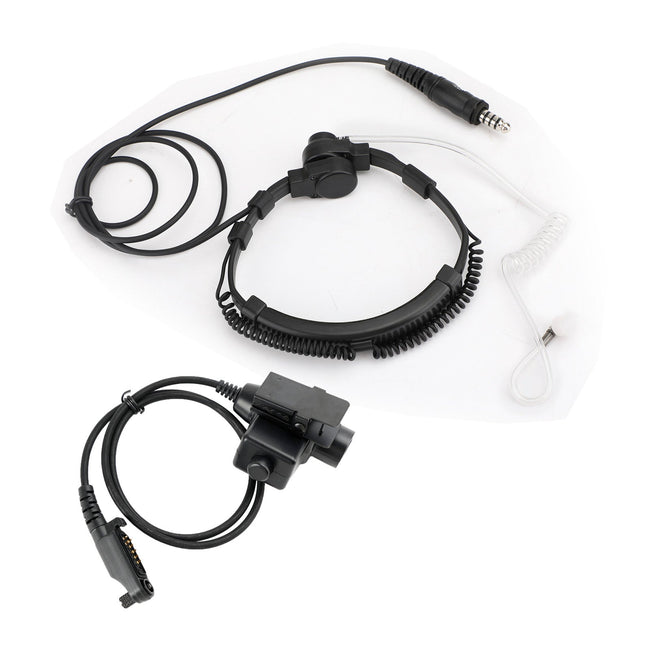 7,1 mm Big Plug Tactical Throat Headset 6-Pin U94 PTT für HYT PD682g PD662g PD665
