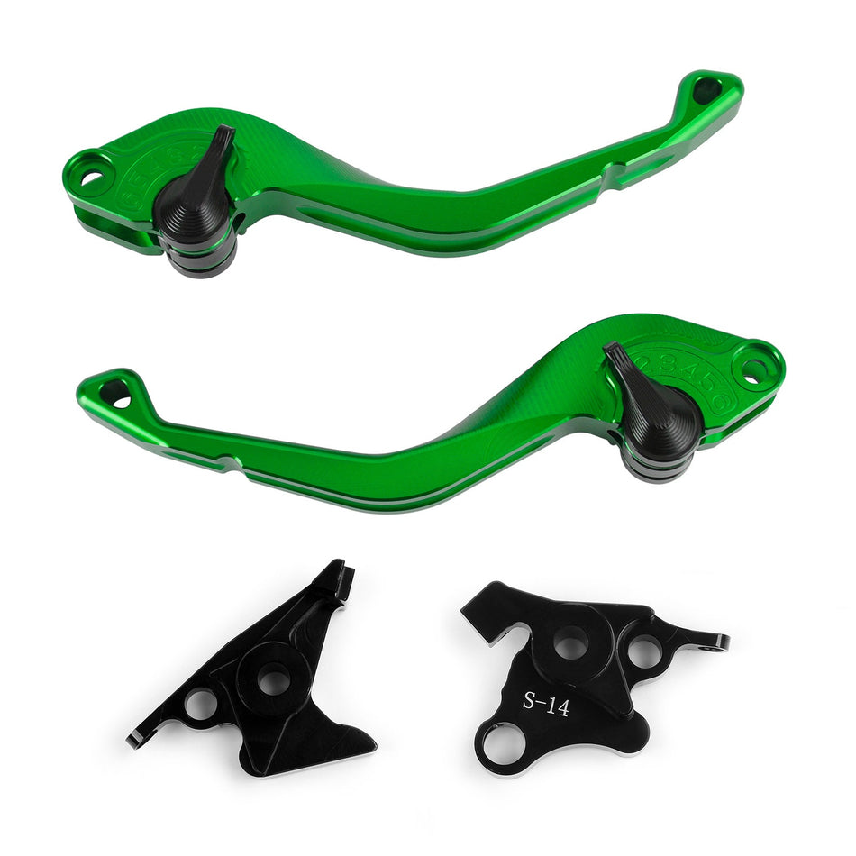 Levier de frein d'embrayage court CNC Suzuki HAYABUSA/GSXR1300 2008-2017