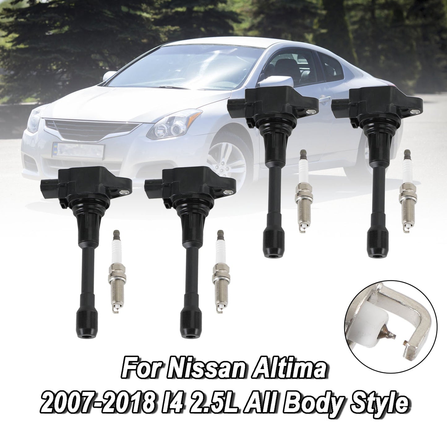 Nissan Sentra 2007-2012 l4 2.5L Lot de 4 bobines d'allumage UF549