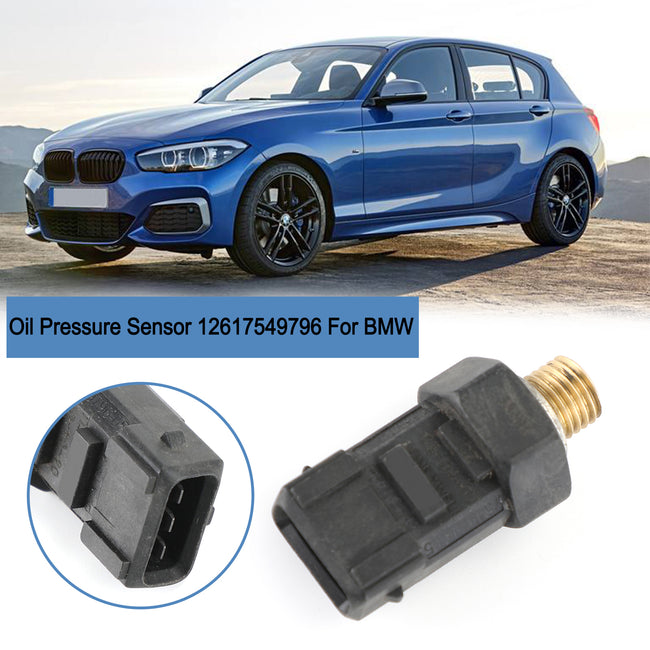 Capteur de pression d'huile 12617549796 pour BMW Série 1 E81 E88 Série 3 E90 Générique