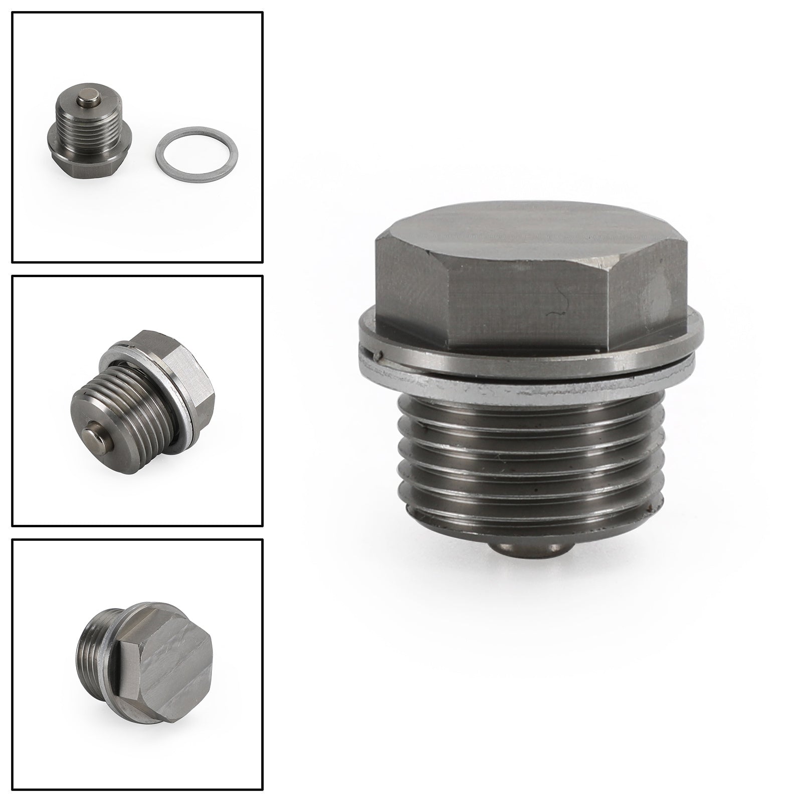 HPS Magnetische Differential-Ölablassschraube – Polierter Edelstahl, Für Lexus, Toyota, Subaru, M18x1.5