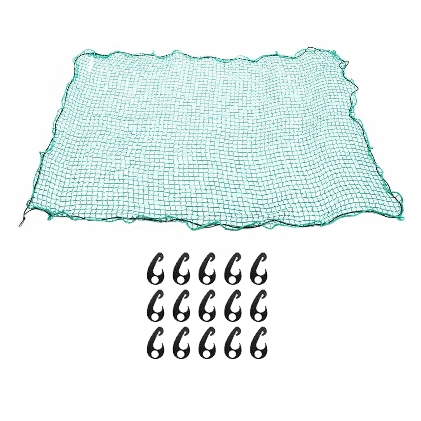 Tailles variantes filet de chargement carré 35 mm cordon élastique avec crochet pour remorque ute générique