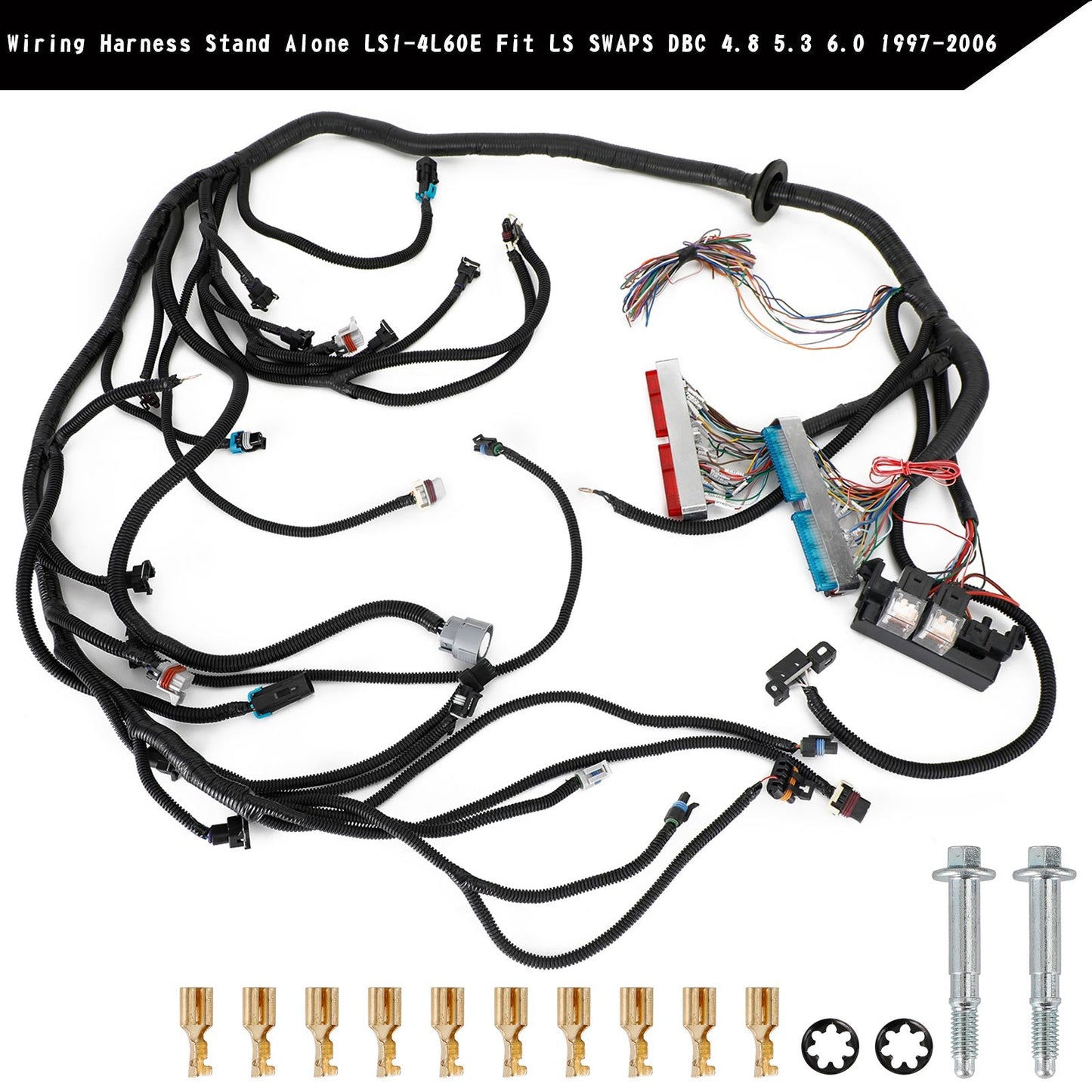 1997-2006 LS SWAPS DBC 4.8 5.3 6.0 Faisceau de câblage autonome LS1-4L60E pour générique