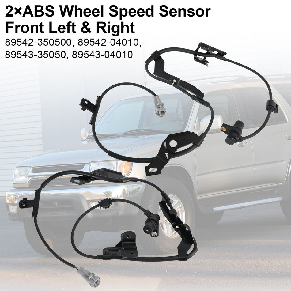 2 Stück ABS-Raddrehzahlsensor vorne links und rechts für Toyota Tacoma 1998-2004 Generic